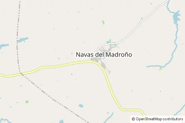 Karte Navas del Modrono