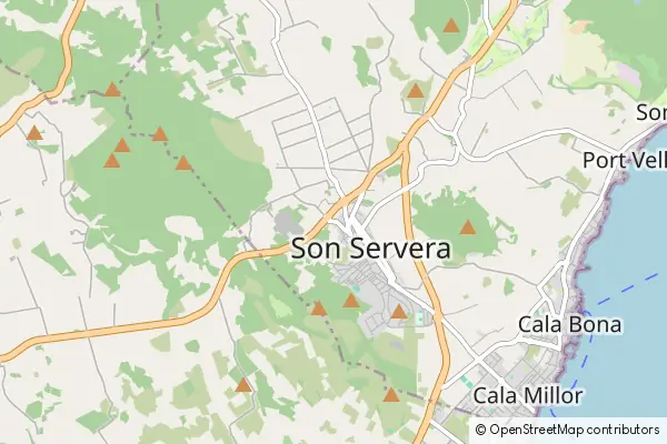 Karte Son Servera