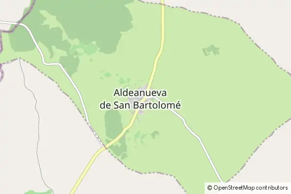 Karte Aldeanueva de San Bartolomé