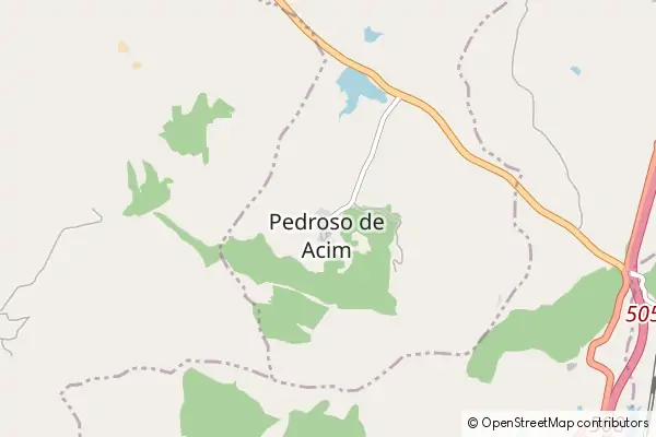 Karte Pedroso de Acim