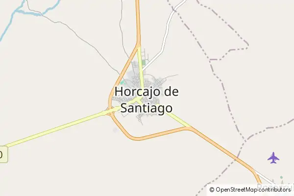 Karte Horcajo de Santiago