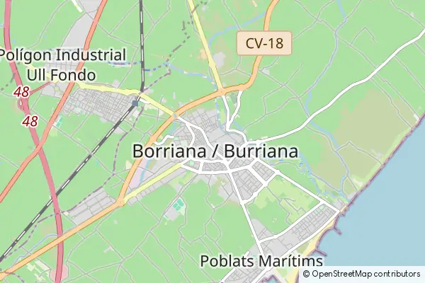 Karte Burriana