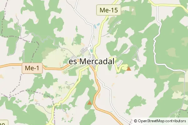 Karte Mercadal