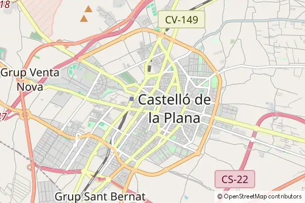 Karte Castellon de la Plana