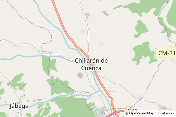 Karte Chillarón de Cuenca