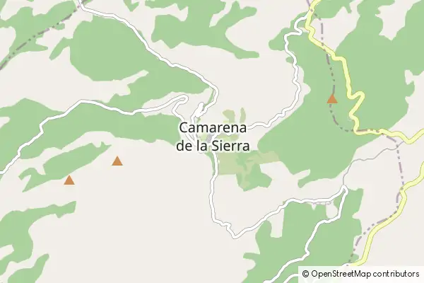 Karte Camarena de la Sierra