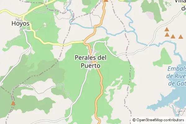 Karte Perales del Puerto