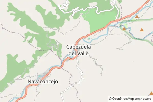 Karte Cabezuela del Valle