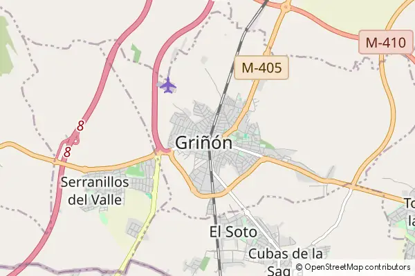 Karte Griñón