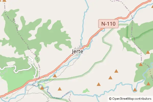 Karte Jerte