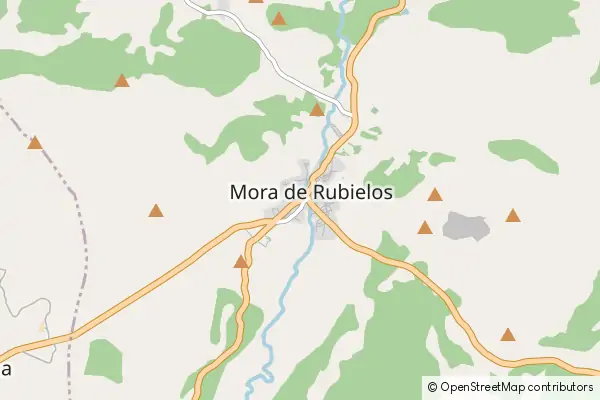 Karte Rubielos de Mora