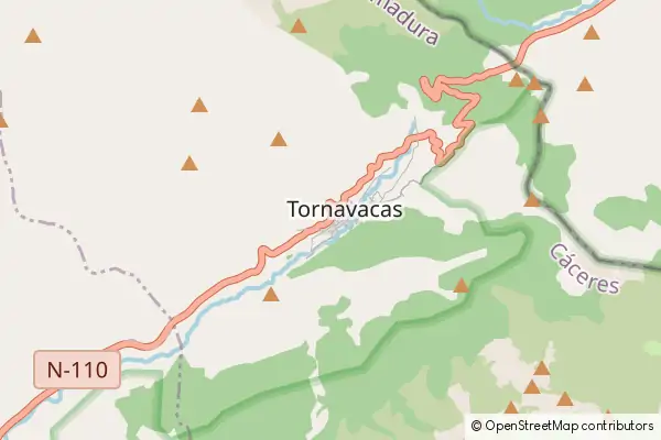 Karte Tornavacas