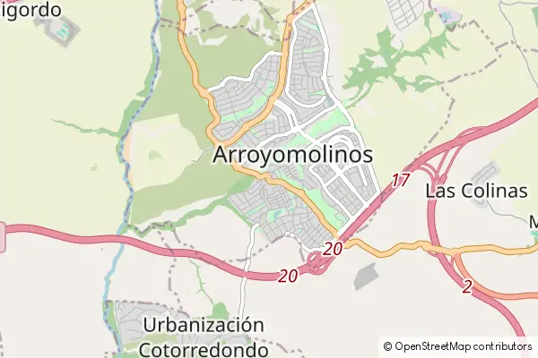 Karte Arroyomolinos