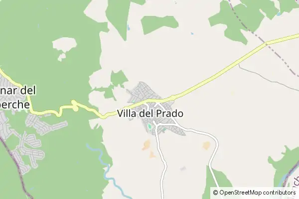 Karte Villa del Prado