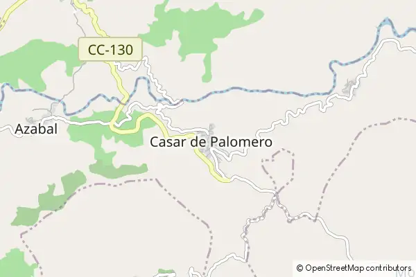 Karte Casar de Palomero