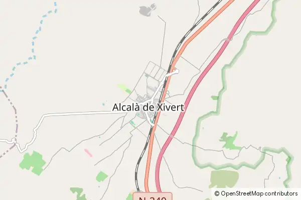 Karte Alcalà de Xivert