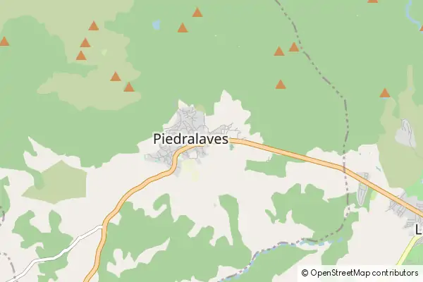 Karte Piedralaves