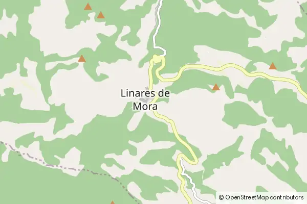 Karte Linares de Mora