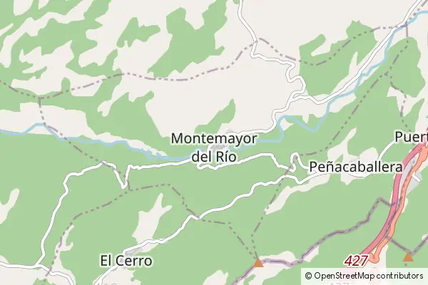 Karte Montemayor del Río