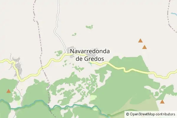 Karte Navarredonda de Gredos