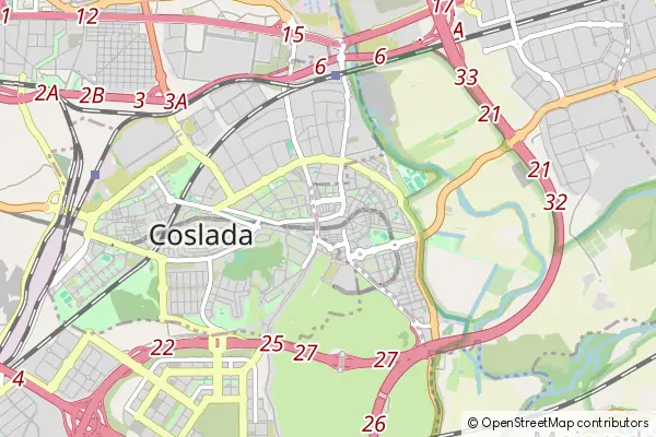 Karte San Fernando de Henares