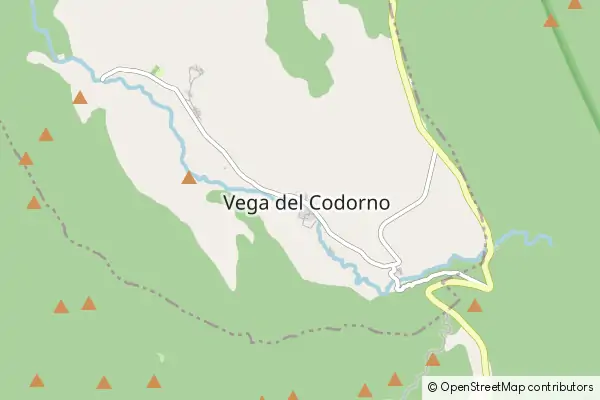 Karte Vega del Codorno