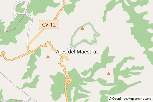 Karte Ares del Maestrat