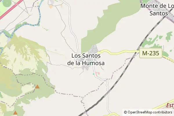 Karte Los Santos de la Humosa