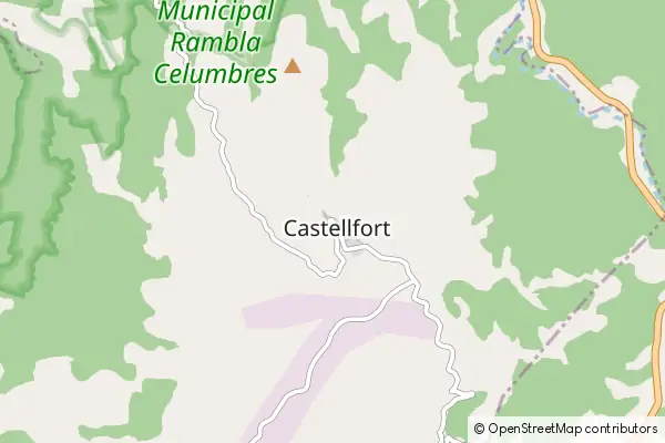 Karte Castellfort