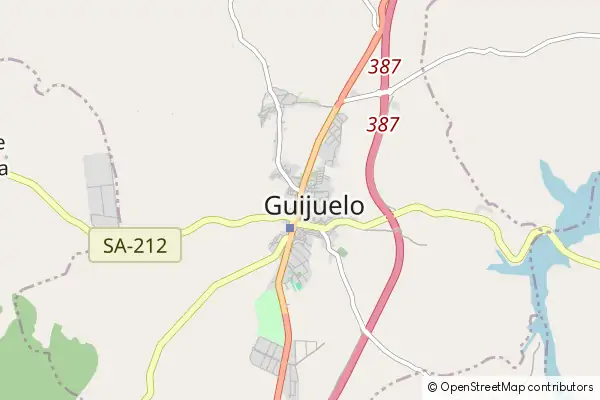 Karte Guijuelo