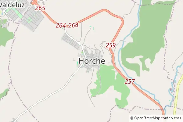 Karte Horche