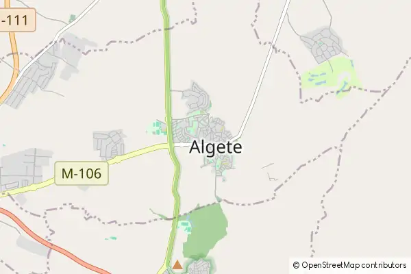 Karte Algete