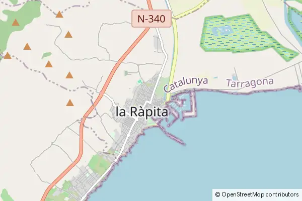 Karte Sant Carles de la Ràpita