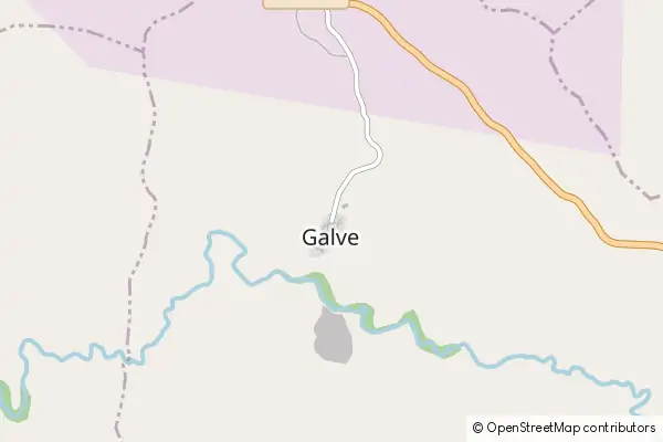 Karte Galve