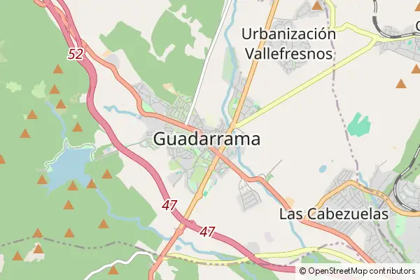 Karte Guadarrama