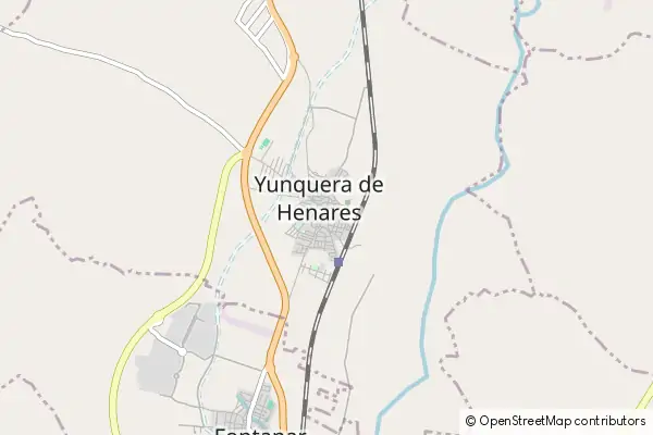 Karte Yunquera de Henares