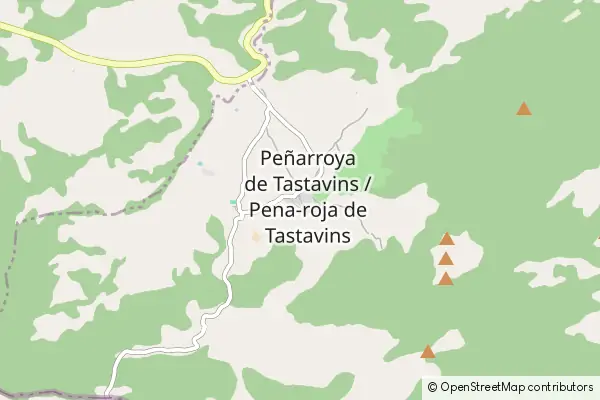 Karte Peñarroya de Tastavíns