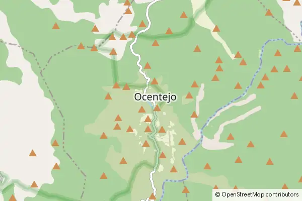 Karte Ocentejo