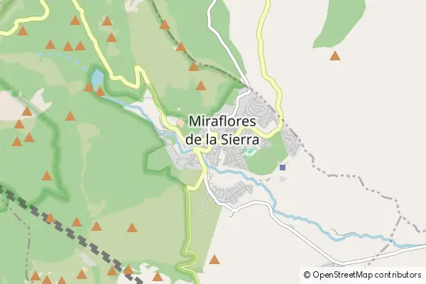 Karte Miraflores de la Sierra