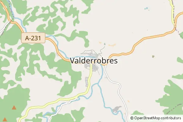 Karte Valderrobres