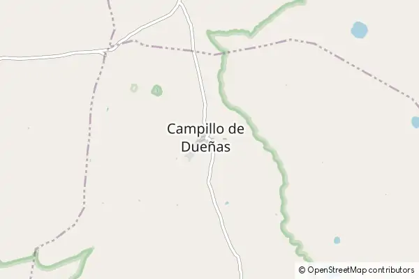 Karte Campillo de Dueñas