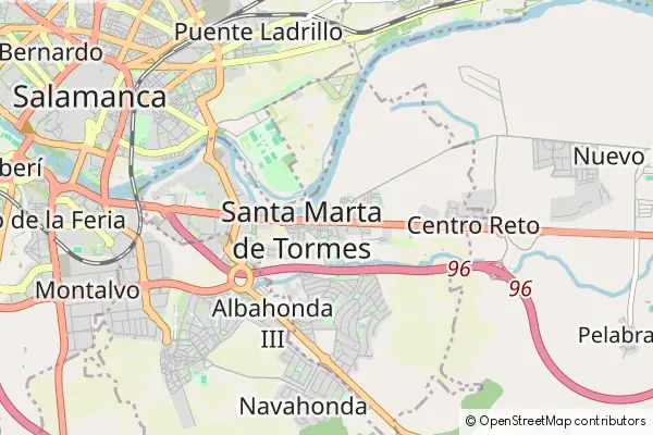 Karte Santa Marta de Tormes