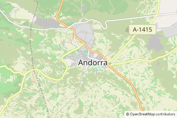 Karte Andorra