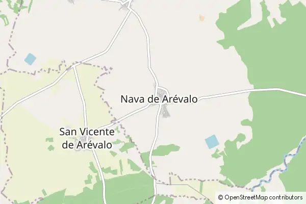 Karte Nava de Arévalo