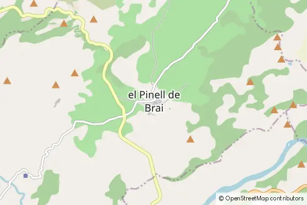 Karte El Pinell de Brai