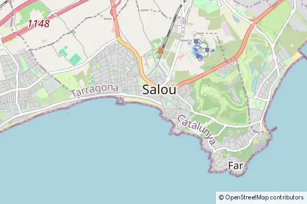 Karte Salou