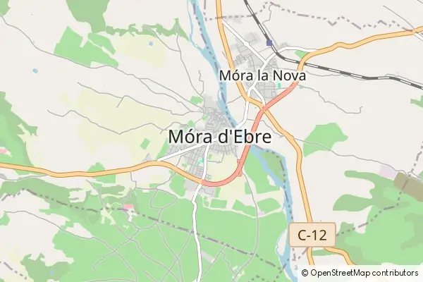 Karte Móra d'Ebre