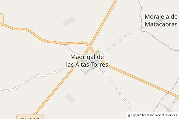 Karte Madrigal de las Altas Torres
