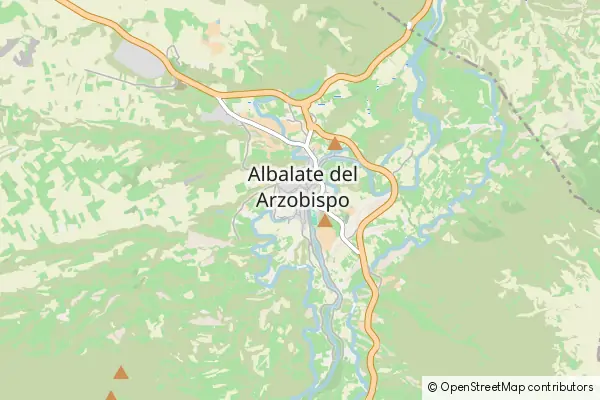 Karte Albalate del Arzobispo