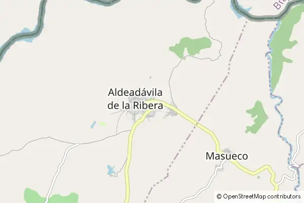 Karte Aldeadávila de la Ribera